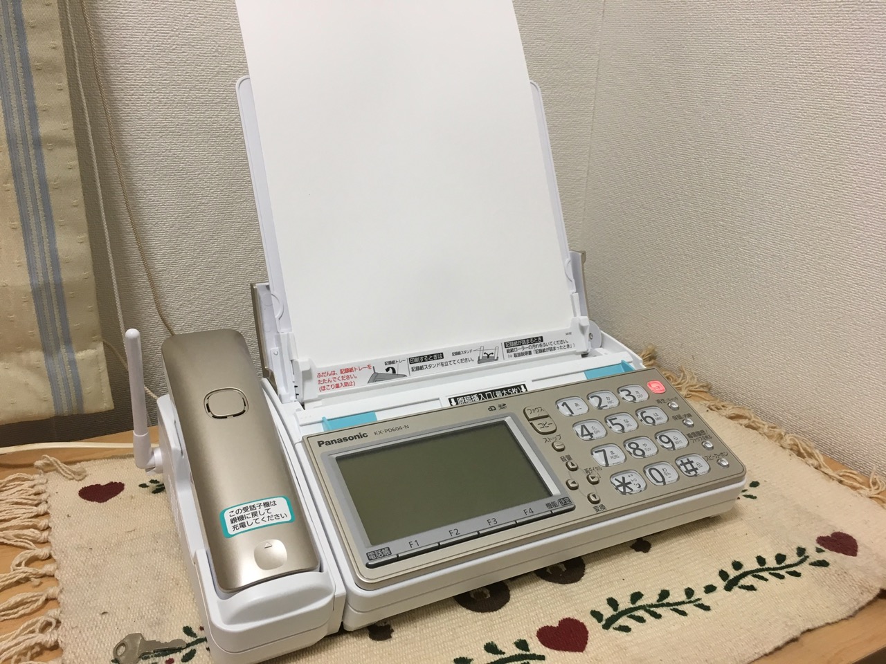 FAX機能付き電話【パナソニックおたっくすKX-PD604-N】を購入 